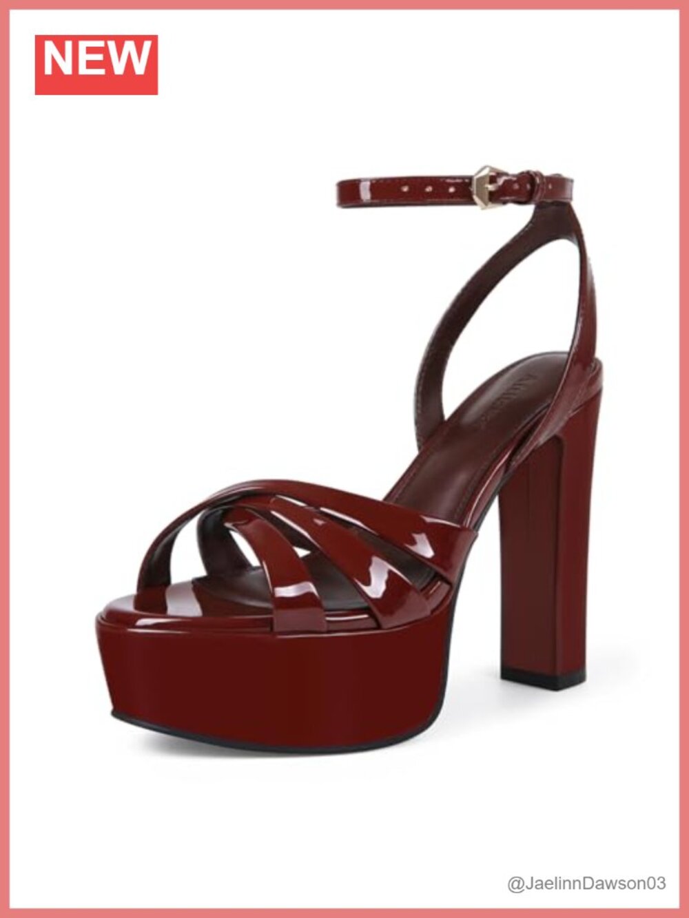 5.3 Inch Chunky Heel Open Toe Platform Sandals